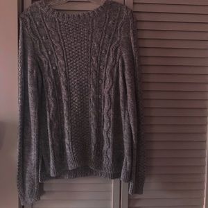 grey sweater